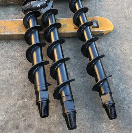 integral auger drill pipe