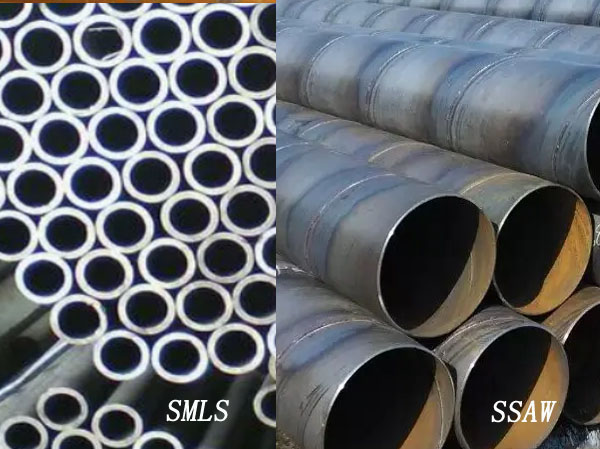 spiral steel pipe vs seamless steel pipe