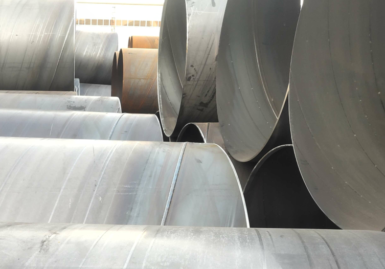 large-diameter spiral welded steel pipe