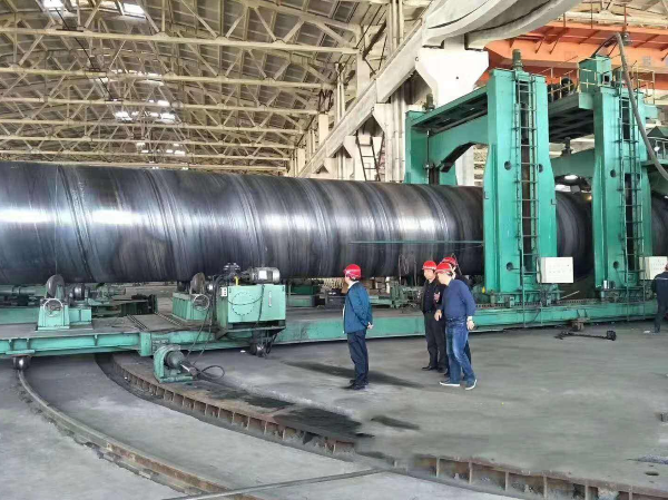 spiral steel pipe unit