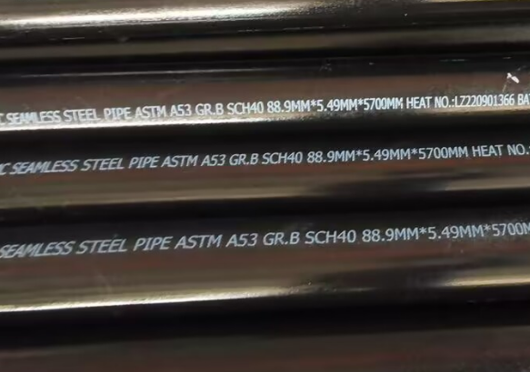 astm a53 black carbon steel pipe