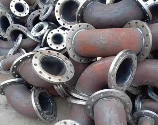  pipe elbow to flange connection