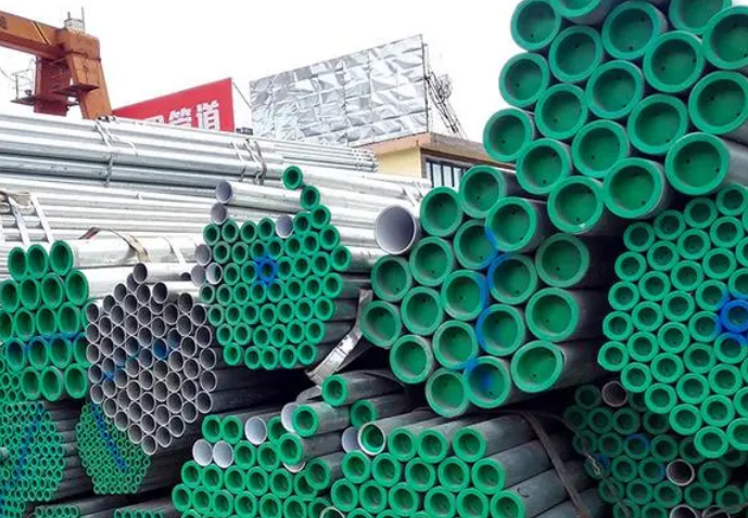 Galvanized iron pipes