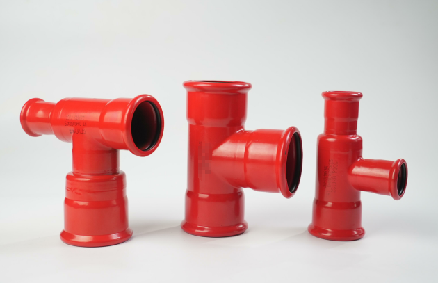 clamping pipe fittings for fire protection