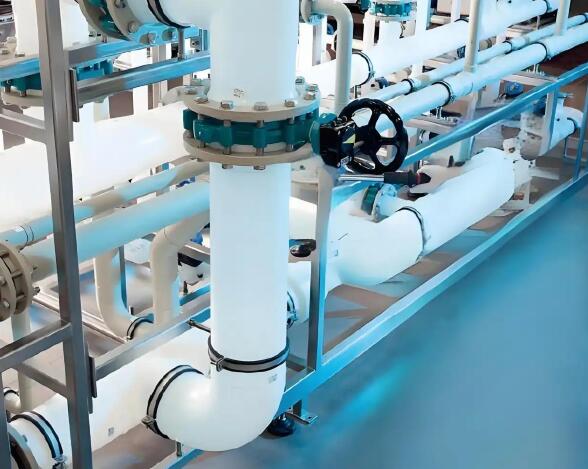 Pipe and elbow connection