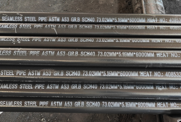  ASTM A53 Schedule 40 Seamless Pipe