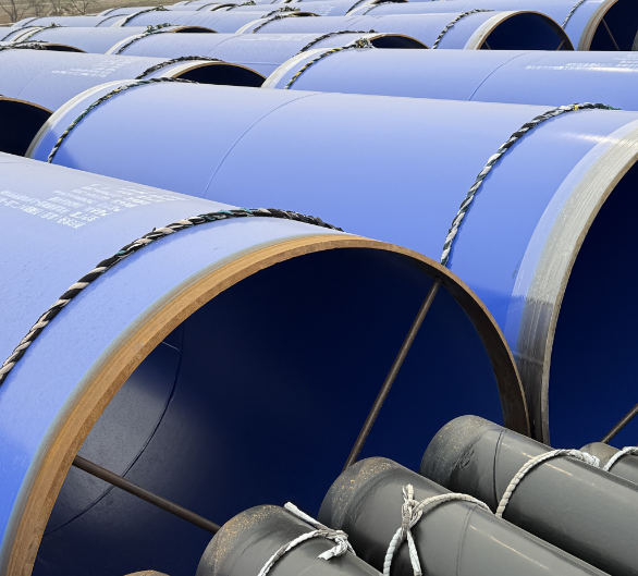  AWWA C200 Large Diameter Plastic-Coated Conveying Pipeline