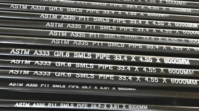 ASTM A333 Gr.6 Seamless steel pipe