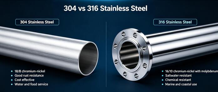 stainless steel 304 vs 316