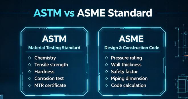 Normas ASTM vs. ASME
