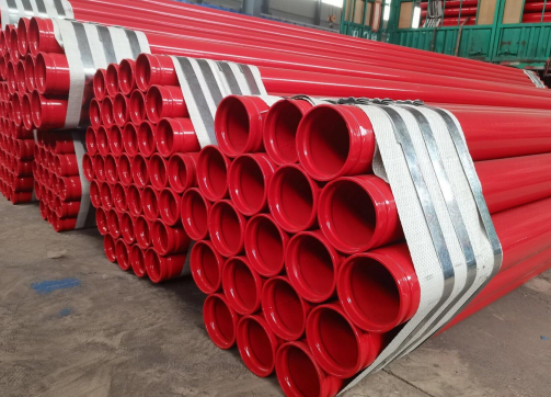 Seamless steel pipe for fire control systems