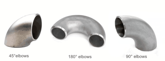 Pipe Elbow Angles – 45°, 90° & 180° Selection Guide Pipe Elbow Angles – 45°, 90° & 180° Selection Guide